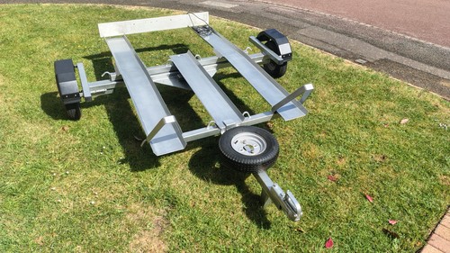 Motorbike trailer for 2 - motorbike,