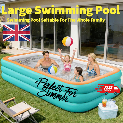 Inflatable family swimming - family,