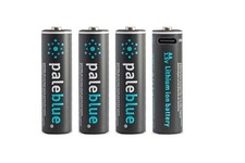 Paleblue AA Lithium-Ion USB-C Rechargeable Batteries 1700mAh 1.5V - 4 Pack