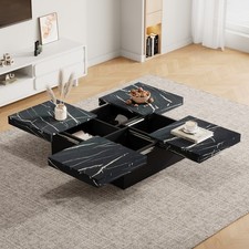 Coffee Table with 4 Sliding