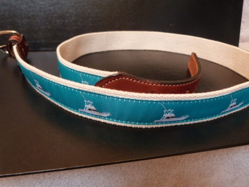 Preppy style canvas - belt, w/