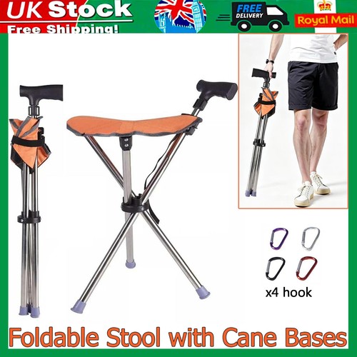 Walking stick with - stick, seat