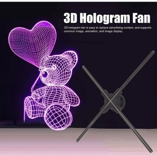 Hologram led fan projector - led,