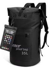 Backpack 35L Dry Bag Rolltop Bag Dry Bag Rucksack for Hiking Camping Fishing