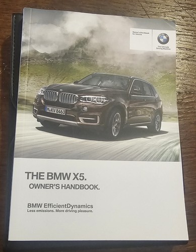 Bmw f15 owners handbook - x5,