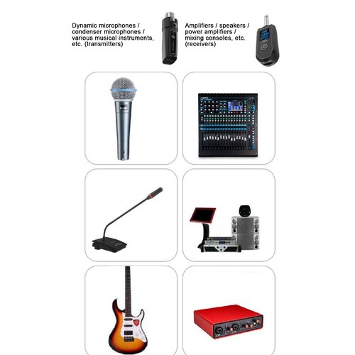 Uhf wireless microphone system - microphone,
