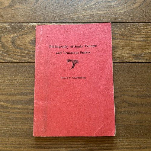 Bibliography snake venoms - of,