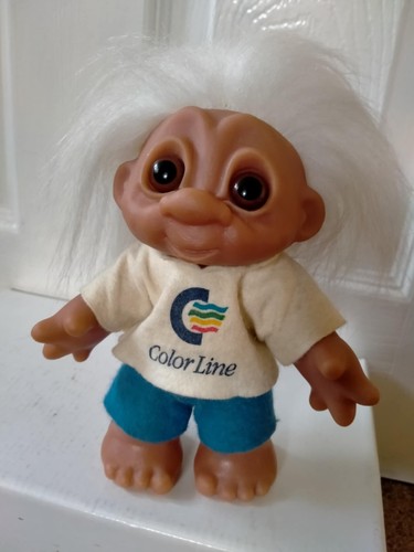 Rare vintage dam troll - vintage, doll