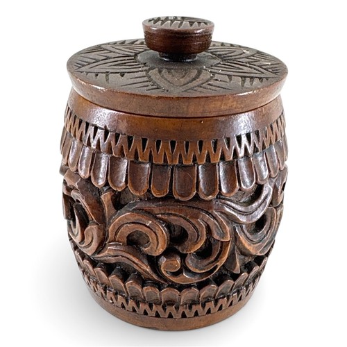 Antique hand carved wooden - hand,