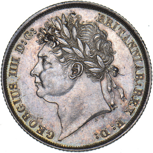 1824 shilling george iv - -,