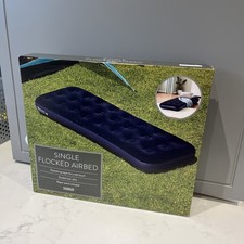 NEW Single Flocked Airbed