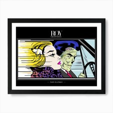 Lovers In A Hearse Art Print
