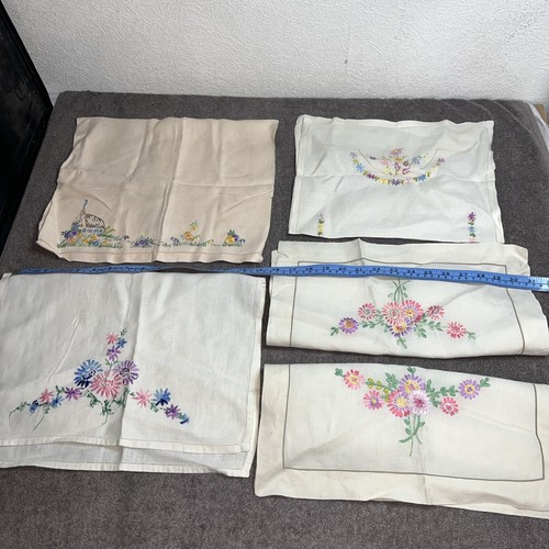 Group vintage embroidered - group, of