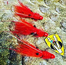3 V Fly 1/2 Inch Hot Red