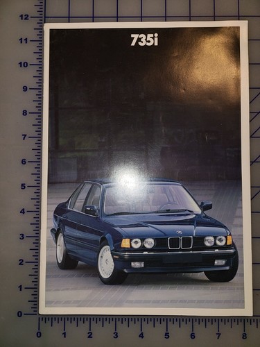1987 1988 bmw - bmw, brochure