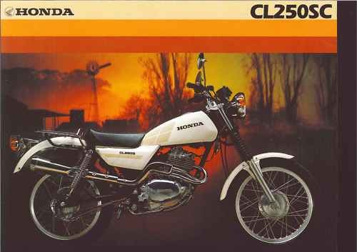 1982 honda cl250sc trial trail - honda,