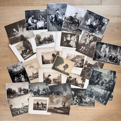 Vintage antique art prints - vintage,