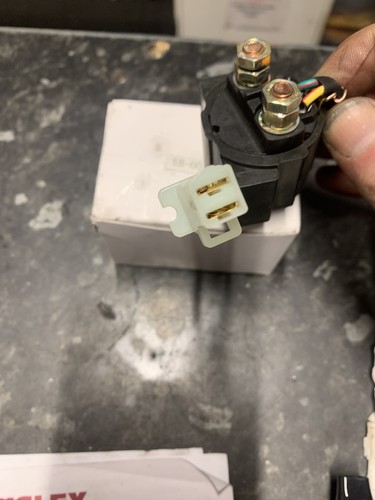 Starter motor relay solenoid - starter,
