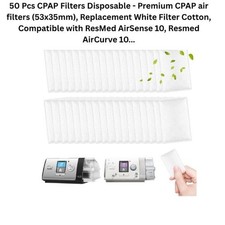 50 Pcs CPAP Filters Disposable