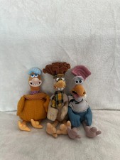 Vintage Chicken run soft toy plush bundle beanies