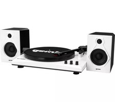 Gemini TT-900 Bluetooth Turntable with Stereo Speakers White