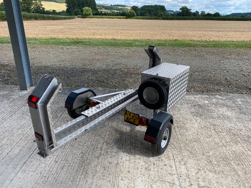 Single motorcycle trailer - single,