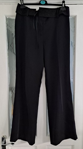 Ladies black next trousers - black,