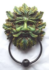Oak Leaf Green Man Door
