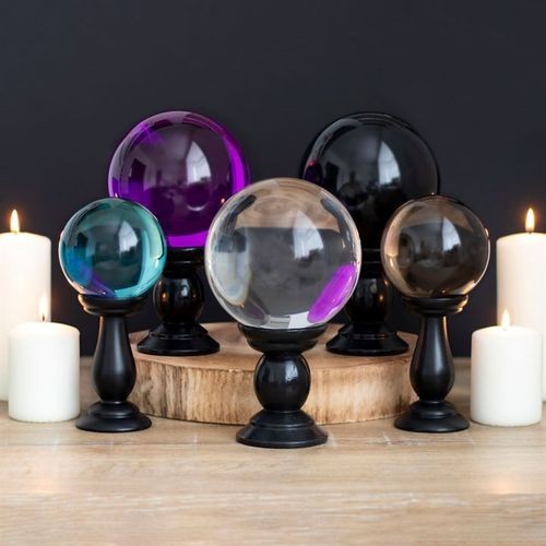 Crystal ball coloured - ball, glass