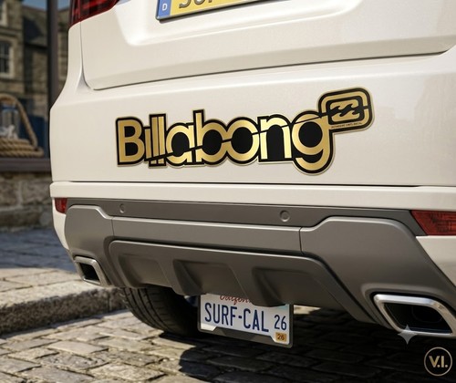 Billabong inspired vinyl decal - vinyl,