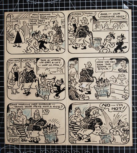 Illustrated chips original art - original,