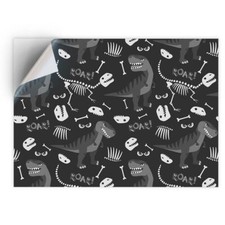 1 x Vinyl Sticker A4 - BW -