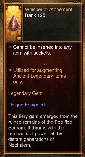 Diablo whisper atonement - 3,