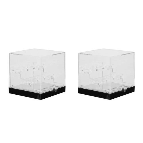 Black acrylic display case - black,