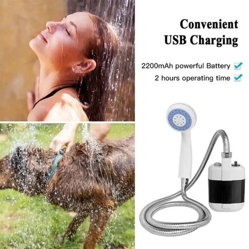 Rechargeable camping shower - camping,