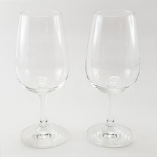 Set of 2 "THE EXPRESS" Etched White Wine Tasting Glasses – Daily Express Promo