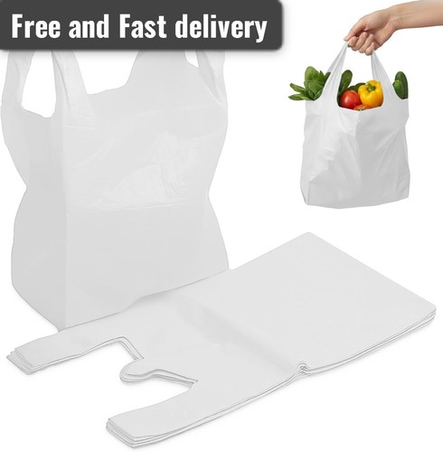 Large vest carrier bags - large,
