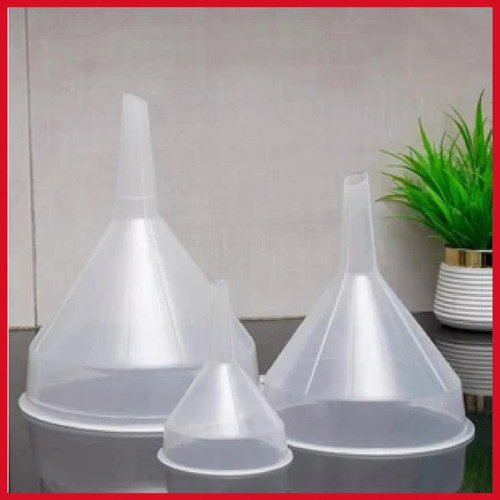 Clear plastic funnel - plastic,