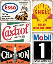 Vintage Metal Tin Signs Retro
