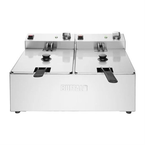 Buffalo double electric fryer - electric,