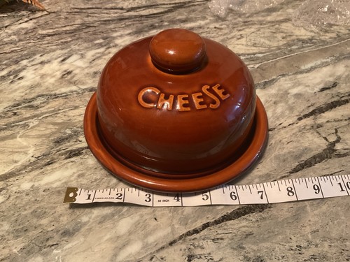 Vintage ceramic cheese dome - vintage,