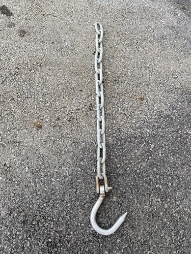 Butchers meat hook chain - meat,