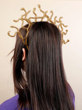 Small Medusa Headband Greek Goddess Halloween Fancy Dress Snake Head Piece UK