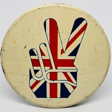 Vintage Union Jack Peace Sign