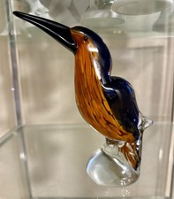 Kingfisher Bird Glass Figerine Ornament