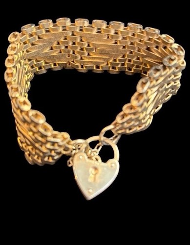 Vintage gold plated - gold, wide