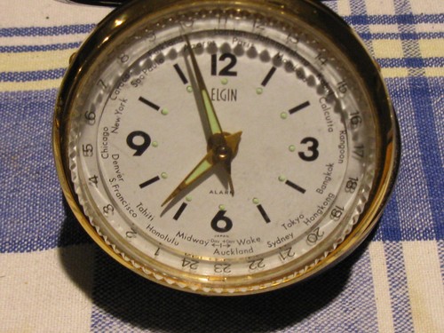 Vintage elgin world travel - vintage,