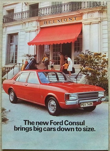 Ford consul car - ford, sales