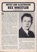 REX WHISTLER : ARTIST AND