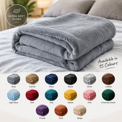 Super soft mink - fleece, throw